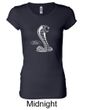 Ford Mustang Cobra Shirt Classic Muscle Car Ladies Longer Length Tee