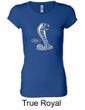Ford Mustang Cobra Shirt Classic Muscle Car Ladies Longer Length Tee