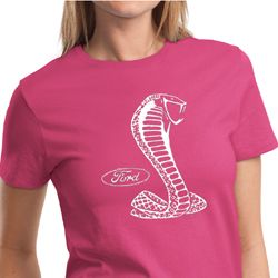 Ford Mustang Cobra Shirt Classic Muscle Car Ladies Tee T-Shirt Ford Mustang Cobra Shirt Classic Muscle Car Ladies Tee T-Shirt