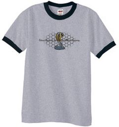 Ford Mustang Cobra Shirt Ford Motor Grill Ringer Tee Grey/Black Ford Mustang Cobra Shirt Ford Motor Grill Ringer Tee Grey/Black