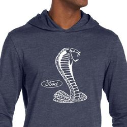 Ford Mustang Cobra Shirt Muscle Car Mens Lightweight Hoodie T-Shirt Ford Mustang Cobra Shirt Muscle Car Mens Lightweight Hoodie T-Shirt