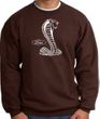 Ford Mustang Cobra Sweatshirt - Adult Brown Sweat Shirt