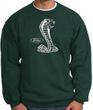 Ford Mustang Cobra Sweatshirt - Adult Dark Green Sweat Shirt