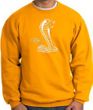 Ford Mustang Cobra Sweatshirt - Adult Gold Sweat Shirt