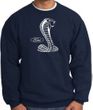 Ford Mustang Cobra Sweatshirt - Adult Navy Sweat Shirt