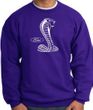 Ford Mustang Cobra Sweatshirt - Adult Purple Sweat Shirt