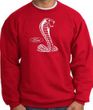 Ford Mustang Cobra Sweatshirt - Adult Red Sweat Shirt