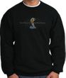 Ford Mustang Cobra Sweatshirt - Ford Motor Company Grill Adult Black