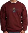 Ford Mustang Cobra Sweatshirt - Ford Motor Company Grill Adult Maroon
