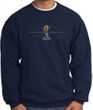 Ford Mustang Cobra Sweatshirt - Ford Motor Company Grill Adult Navy