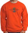 Ford Mustang Cobra Sweatshirt - Ford Motor Company Grill Adult Orange