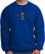 Ford Mustang Cobra Sweatshirt - Ford Motor Company Grill Adult Royal