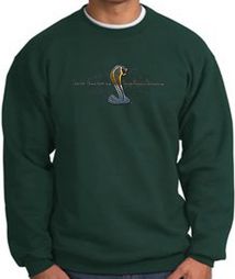 Ford Mustang Cobra Sweatshirt - Ford Motor Company Grill Dark Green