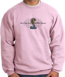 Ford Mustang Cobra Sweatshirt - Ford Mustang Company Grill Adult Pink