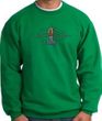 Ford Mustang Cobra Sweatshirt - Motor Company Grill Adult Kelly Green