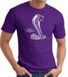 Ford Mustang Cobra T-Shirt - Classic Muscle Car Adult Purple Tee