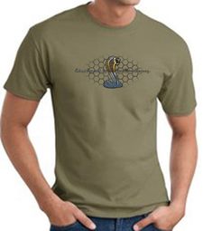 Ford Mustang Cobra T-shirt - Ford Motor Company Grill Army Green Tee Ford Mustang Cobra T-shirt - Ford Motor Company Grill Army Green Tee