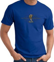 Ford Mustang Cobra T-shirt - Ford Motor Company Grill Royal Tee Shirt Ford Mustang Cobra T-shirt - Ford Motor Company Grill Royal Tee Shirt
