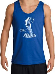 Ford Mustang Cobra Tank Top - Adult Royal Tanktop