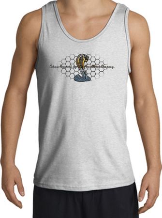 Ford Mustang Cobra Tank Top - Ford Motor Company Grill Ash Tanktop