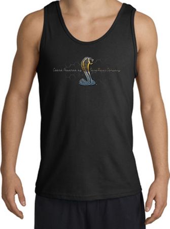 Ford Mustang Cobra Tank Top - Ford Motor Company Grill Black Tanktop