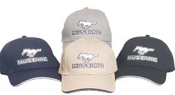Ford Mustang Hat with Ford Logo - Embroidered Cap