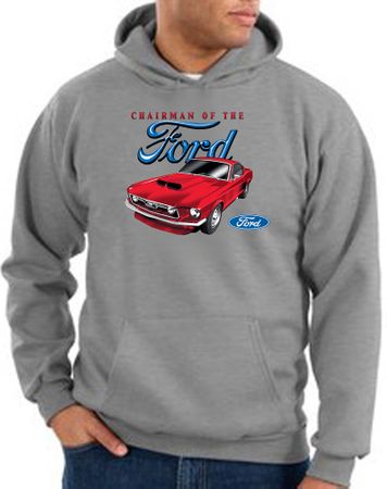 Ford Mustang Hoodie - Chairman Of The Ford Athletic Heather Hoody