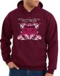 Ford Mustang Hoodie Girls Run Wild Maroon Hoody