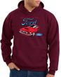 Ford Mustang Hoodie Hooded Sweatshirt Chairman Of The Ford Maroon