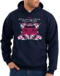 Ford Mustang Hoodie Hooded Sweatshirt Girls Run Wild Navy Hoody