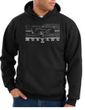 Ford Mustang Hoodie Hooded Sweatshirt Legend Honeycomb Grille Black