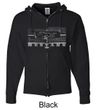 Ford Mustang Hoodie - Legend Honeycomb Full Zip