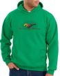 Ford Mustang Hoodie Sweatshirt - Make It My Grill Kelly Green Hoody