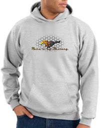 Ford Mustang Hoodie Sweatshirt - Make It My Mustang Grill Ash Hoody Ford Mustang Hoodie Sweatshirt - Make It My Mustang Grill Ash Hoody