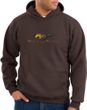 Ford Mustang Hoodie Sweatshirt - Make It My Mustang Grill Brown Hoody