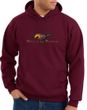 Ford Mustang Hoodie Sweatshirt - Make It My Mustang Grill Maroon Hoody