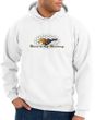 Ford Mustang Hoodie Sweatshirt - Make It My Mustang Grill White Hoody