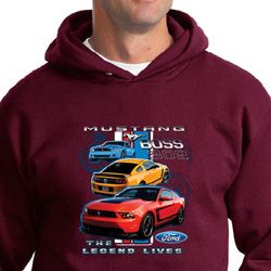 Ford Mustang Hoodie The Legend Lives Hoody
