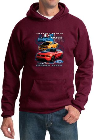 Ford Mustang Hoodie The Legend Lives Hoody