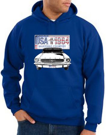 Ford Mustang Hoodie USA 1964 Country Royal Hoody
