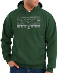 Ford Mustang Hoodies Hooded Sweatshirts Legend Honeycomb Grille Hoody