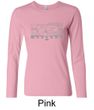 Ford Mustang Ladies Shirt Legend Honeycomb Grille Long Sleeve Tee