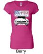 Ford Mustang Ladies Shirt USA 1964 Country Longer Length Tee T-Shirt