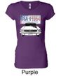 Ford Mustang Ladies Shirt USA 1964 Country Longer Length Tee T-Shirt