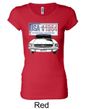 Ford Mustang Ladies Shirt USA 1964 Country Longer Length Tee T-Shirt
