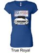 Ford Mustang Ladies Shirt USA 1964 Country Longer Length Tee T-Shirt