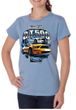 Ford Mustang Ladies Shirt Yellow White GT500 Organic Tee T-Shirt