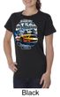 Ford Mustang Ladies Shirt Yellow White GT500 Organic Tee T-Shirt