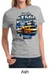 Ford Mustang Ladies Shirt Yellow White GT500 Tee T-Shirt
