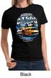 Ford Mustang Ladies Shirt Yellow White GT500 Tee T-Shirt
